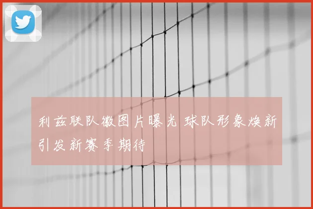 利兹联队徽图片曝光 球队形象焕新引发新赛季期待