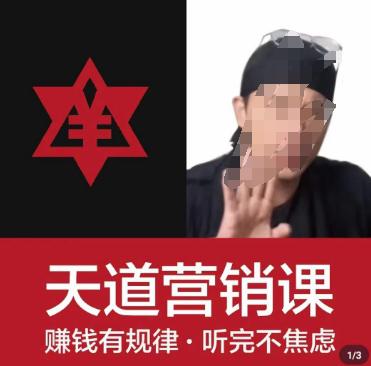 图片[1]-天道老阮-天道营销课：打造个人品牌，赚钱无压力，提升领导力-淘金部落