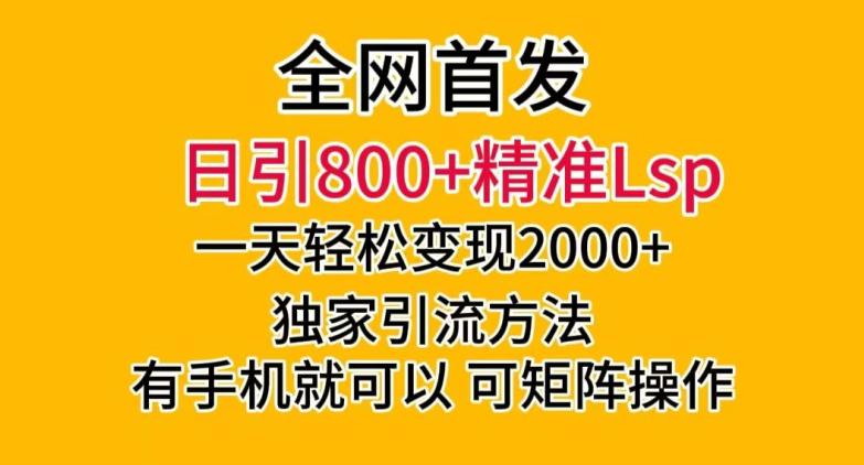 图片[1]-全网首发！日引800+精准老色批，一天变现2000+，独家引流方法，可矩阵操作【揭秘】-淘金部落