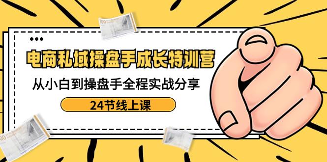 图片[1]-电商私域操盘手成长特训：从小白到操盘手全程实战分享【24节线上课】-淘金部落