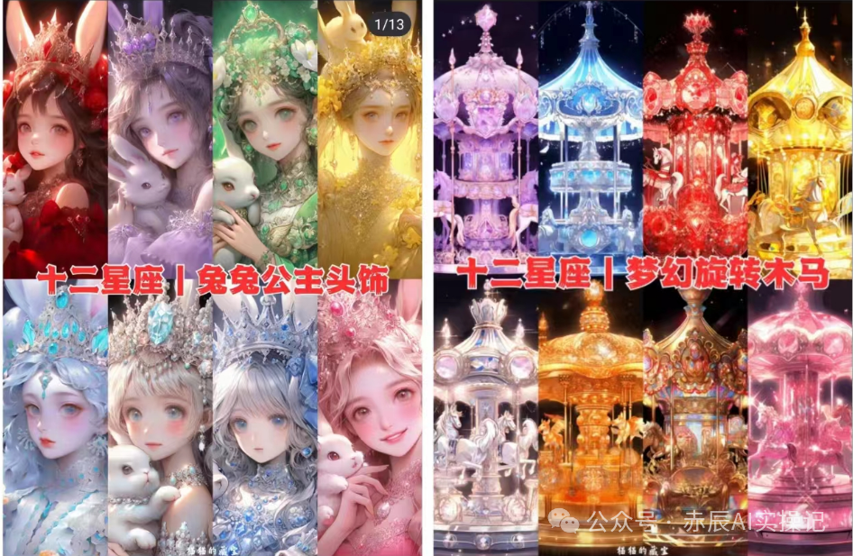 图片[5]-用AI做十二星座壁纸号，粉丝8029，商单36张，可矩阵（附制作教程）-淘金部落